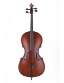Cello Flame 4/4 Cello De 4/4 Con Fondo De Maple Flameado