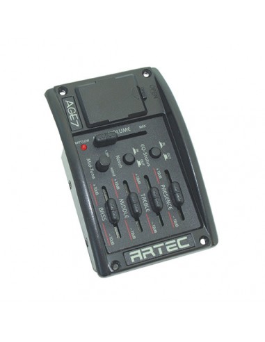 Age-7 Ecualizador Activo 4 Bandas Con Control Mid-tune, Switch Filtro De Corte Y Switch De Eq